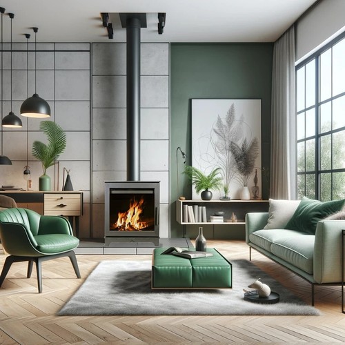Multifuel stove 5kw cast iron - 5kw,