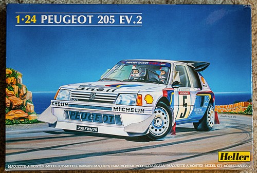 Heller peugeot 205 - 1:24,
