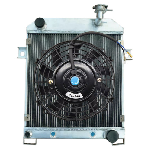 Row aluminum radiator fan - 5, radiator+fan