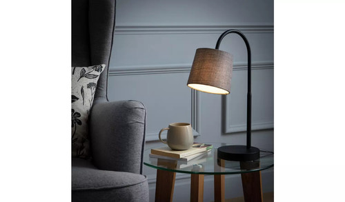 Habitat metal table lamp - table,
