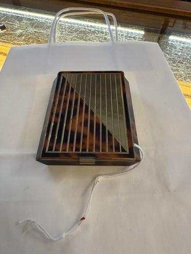 Art deco compact and - art, cigarette