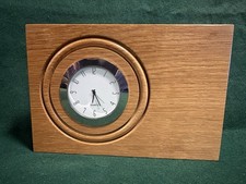 Wooden Oak Quartz Mantle Clock