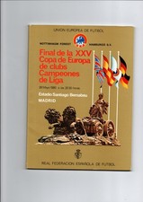 1980 European Cup Final Nottingham Forest v Hamburg (Print Error)