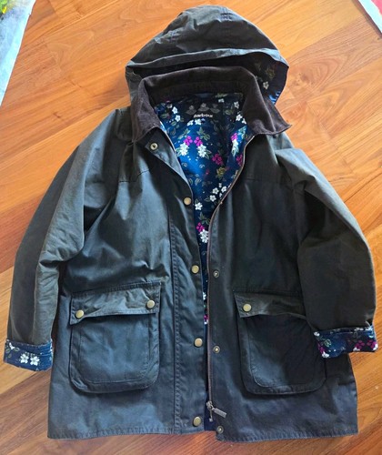 Barbour green hooded wax - barbour,