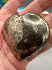 Crystal heart pyrite - crystal, gemstone