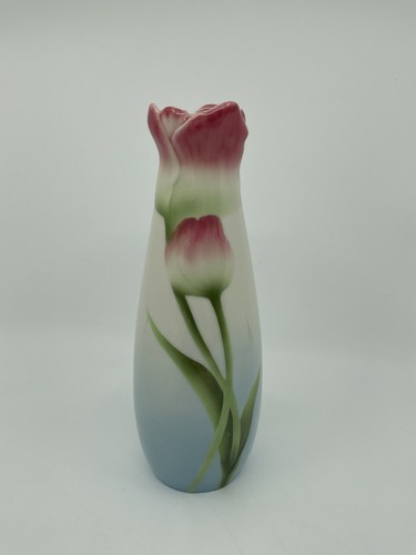 Franz porcelain tulip vase - porcelain,
