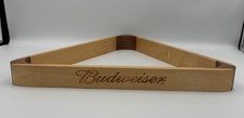 Budweiser Bud Dry Light Beer Billiards/Pool Table Ball Cue Triangle Rack Wooden
