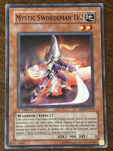 Mystic swordsman lv2 sd5 en013 - mystic,