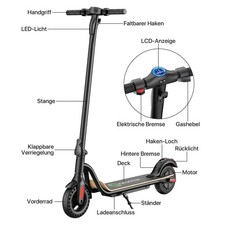 250W 10" Folding E-Scooter for