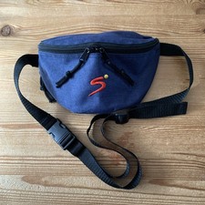 New - Hip/Bum/crossbody Bag - 2 zipped pockets, adjustable strap, Denim look