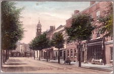 SALOP 1906 PC BROAD STREET LEOMINSTER LUDLOW SKELETON CANCEL CODE F