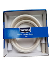 Shower Hose 1.5m Wickes White