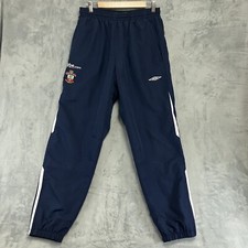 Southampton Football Club Men's Joggers Umbro Navy Blue Size Large W32 L31