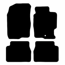 FITS MAZDA 6 2002 TO 2008 FULLY TAILORED BLACK CAR FLOOR MATS SET (1 CLIP)
