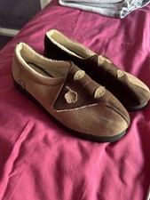 Padders Brown Women’s Slippers Size 4