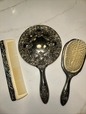 Vtg 3 Pc Silver Plate