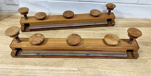 Vintage wooden clamp - wooden,