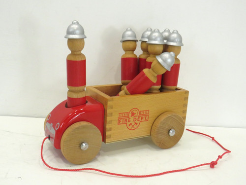 Vilac france wooden fire - france, truck