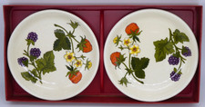 Vintage Royal Worcester Palissy  SUMMER FAYRE  Round Trinket Dishes PAIR