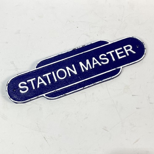 Station master wall plaque - station,