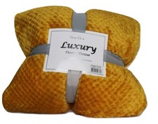 Waffle fleece throw - fleece,