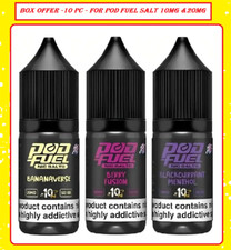 POD FUEL Nic Salts -BOX OF 10