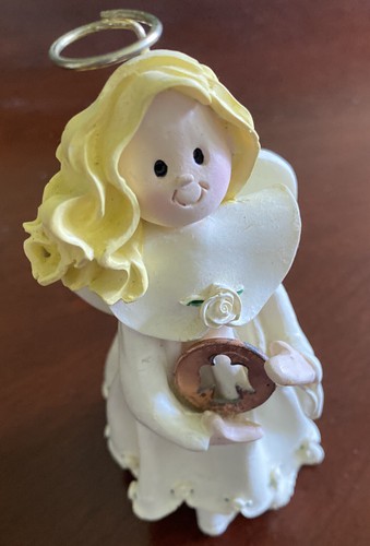 Small angel statue holding - small, a