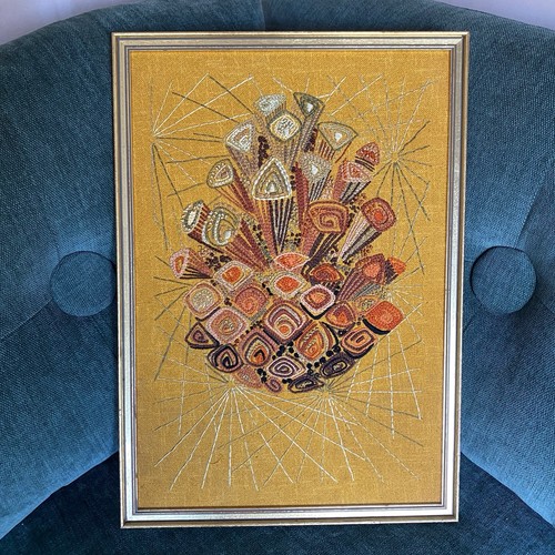 1960s 1970s swedish crewel - swedish,