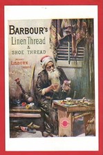 CO DOWN AND ANTRIM. LISBURN. ADVERT FOR BARBOUR'S LINE AND SHOE THREAD  VIEW 1