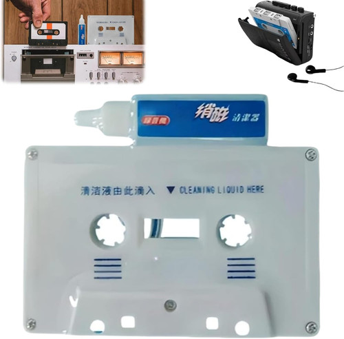 Clean cassette tape head care - tape, head,care
