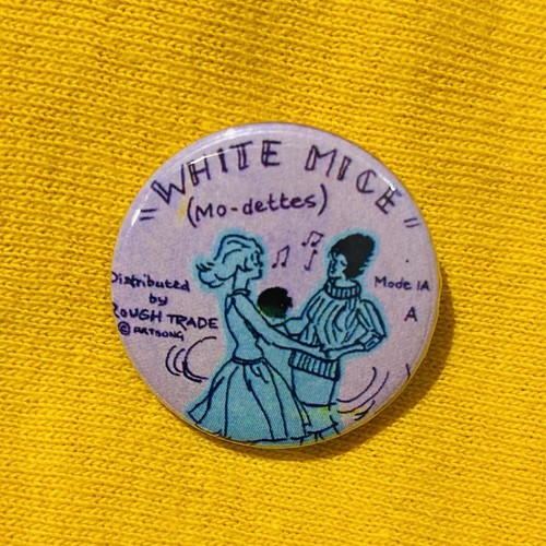 The dettes white mice 25mm - white,