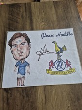 Signed A4 Size Glenn Hoddle