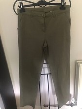 BHS Ladies Size 10 Khaki Chino / Trousers, Straight, 32"W/28"L  Stretchy