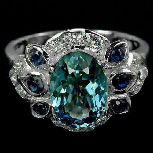 Silver ring topaz - silver,