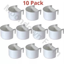 10 x PLASTIC D CUPS Bird Cage