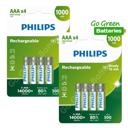 Philips aaa 1000 mah - x,
