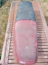 Honda ns125f  Seat,  Red Original ,Part Painted Black, Stitching Damage.