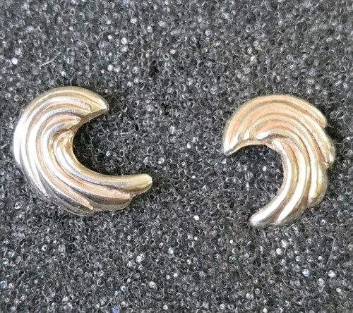 Vintage sterling silver - silver, swirl