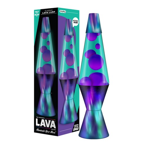 Lava lamp aurora borealis - 14.5,