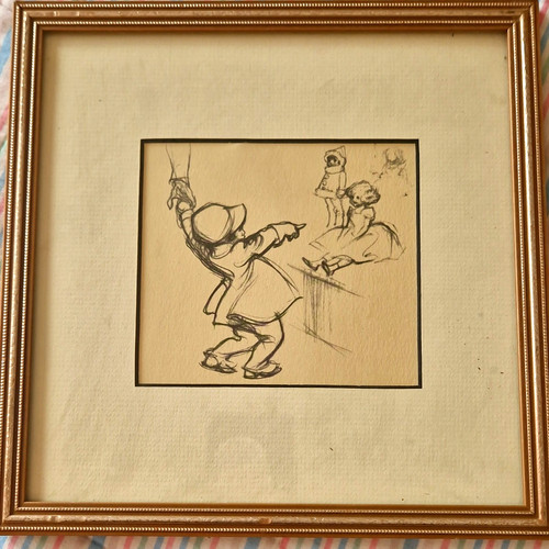 Dowd drawing of children - j., h.