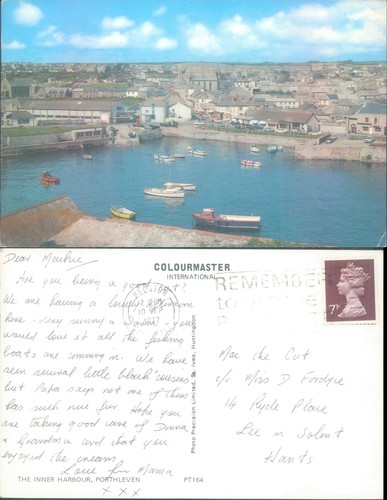The inner harbour porthleven - the,