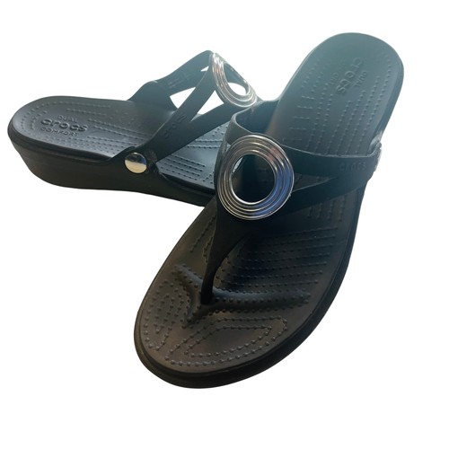 Crocs womens black - crocs, sanrah