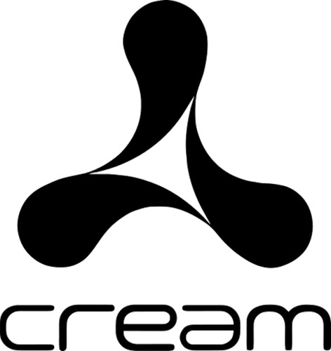 Cream logo sticker trance