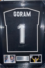 Signed Framed Retro Rangers Goakeeper Shirt by Andy Goram The Goalie Scotland
