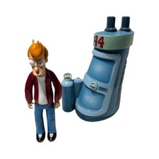 Vintage Futurama 6” Fry Figure, Moore Action Collectables With Diorama