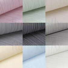 Mix Plain 3D Stripe Bedroom Wallpaper Flock Shiny Textured Wall Paper Home Decor
