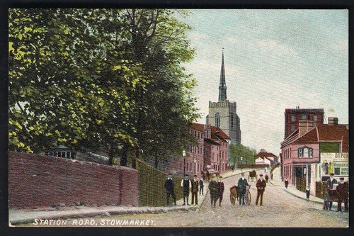 Stowmarket station road by - road,