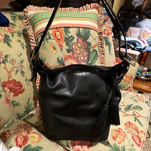 Coach black crossbody bag - coach,