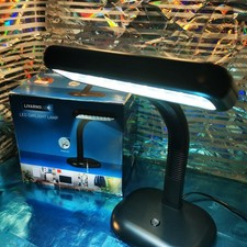 Livarno Lux Home Office Crafts Black LED Daylight Desk Lamp Flexible Table Light