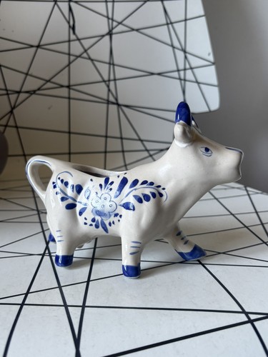 Vintage holland delft cow - vintage,